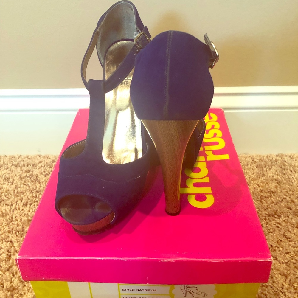 Blue suede shoes